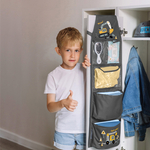 Кармашки для детского сада на резинке. Экскаватор