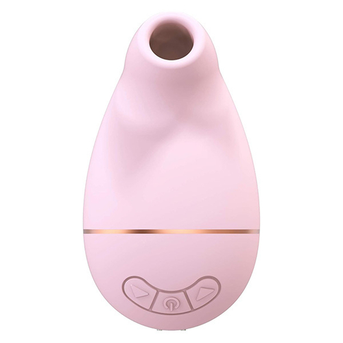 Розовый вакуум-волновой клиторальный стимулятор Irresistible Kissable Pink IRR002PNK