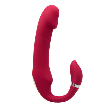 Вибратор c имитацией фингеринга и стимулятором клитора Woma Indira с нагревом, красный