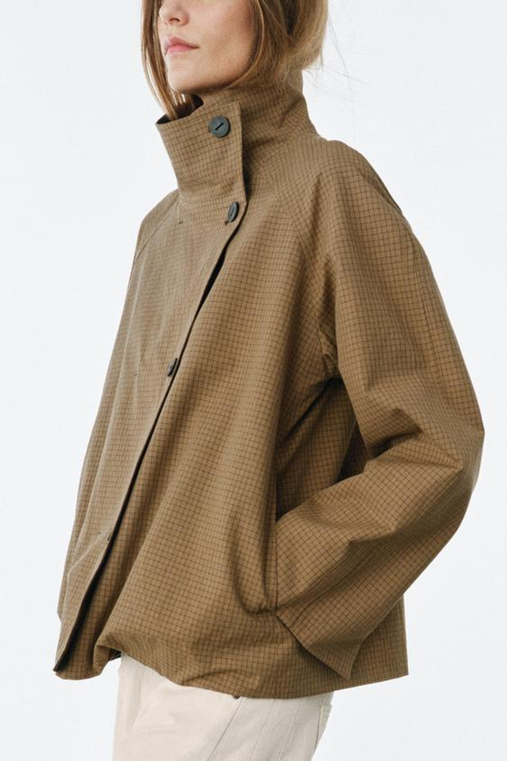 Двусторонняя клетчатая куртка ZW COLLECTION - ZARA