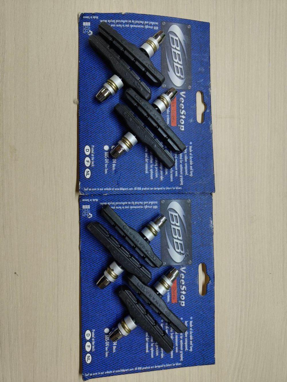 Колодки для ободных тормозов BBB VeeStop BBS-04