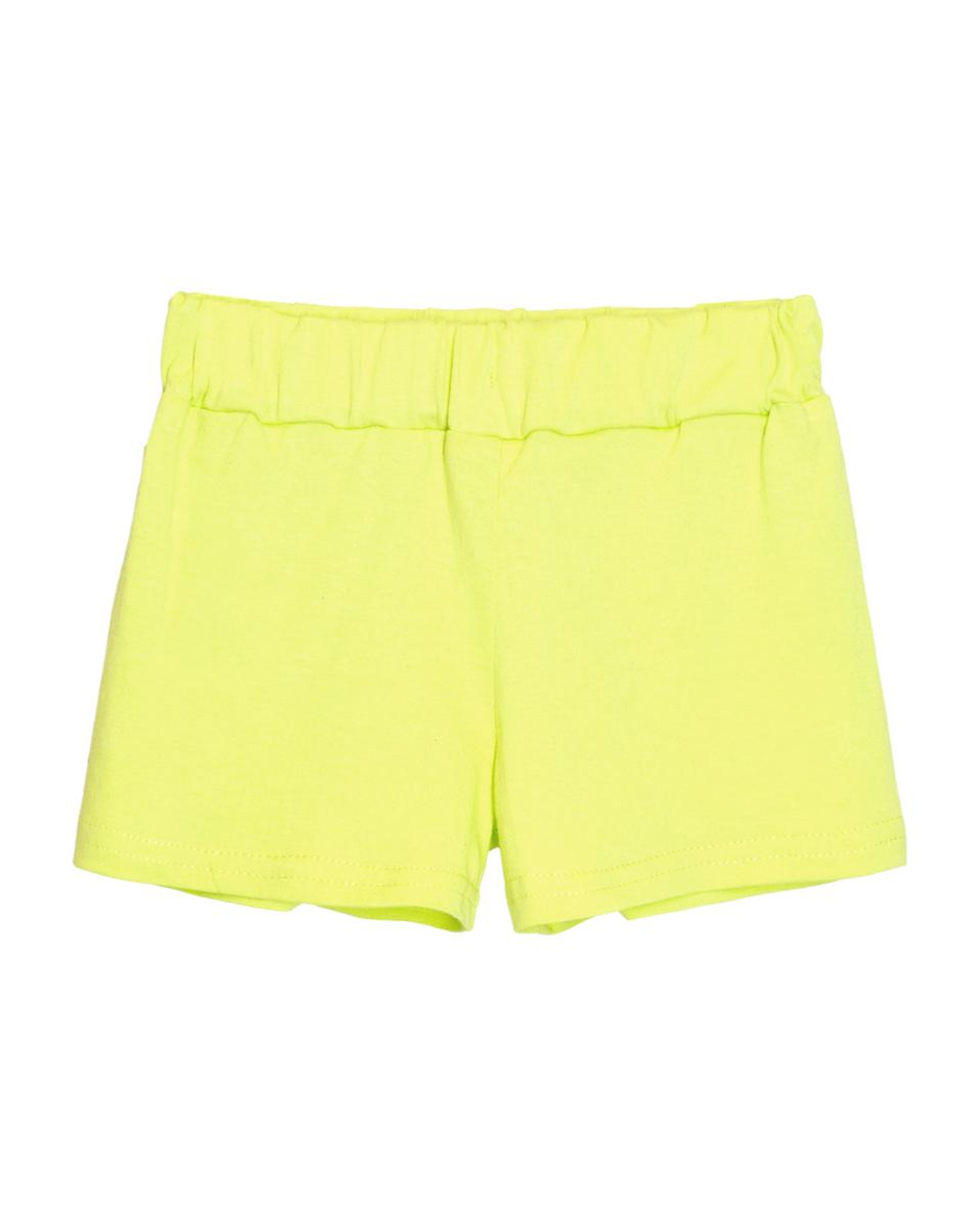 Шорты д/дев р.128 лайм (Let's Go) 101164