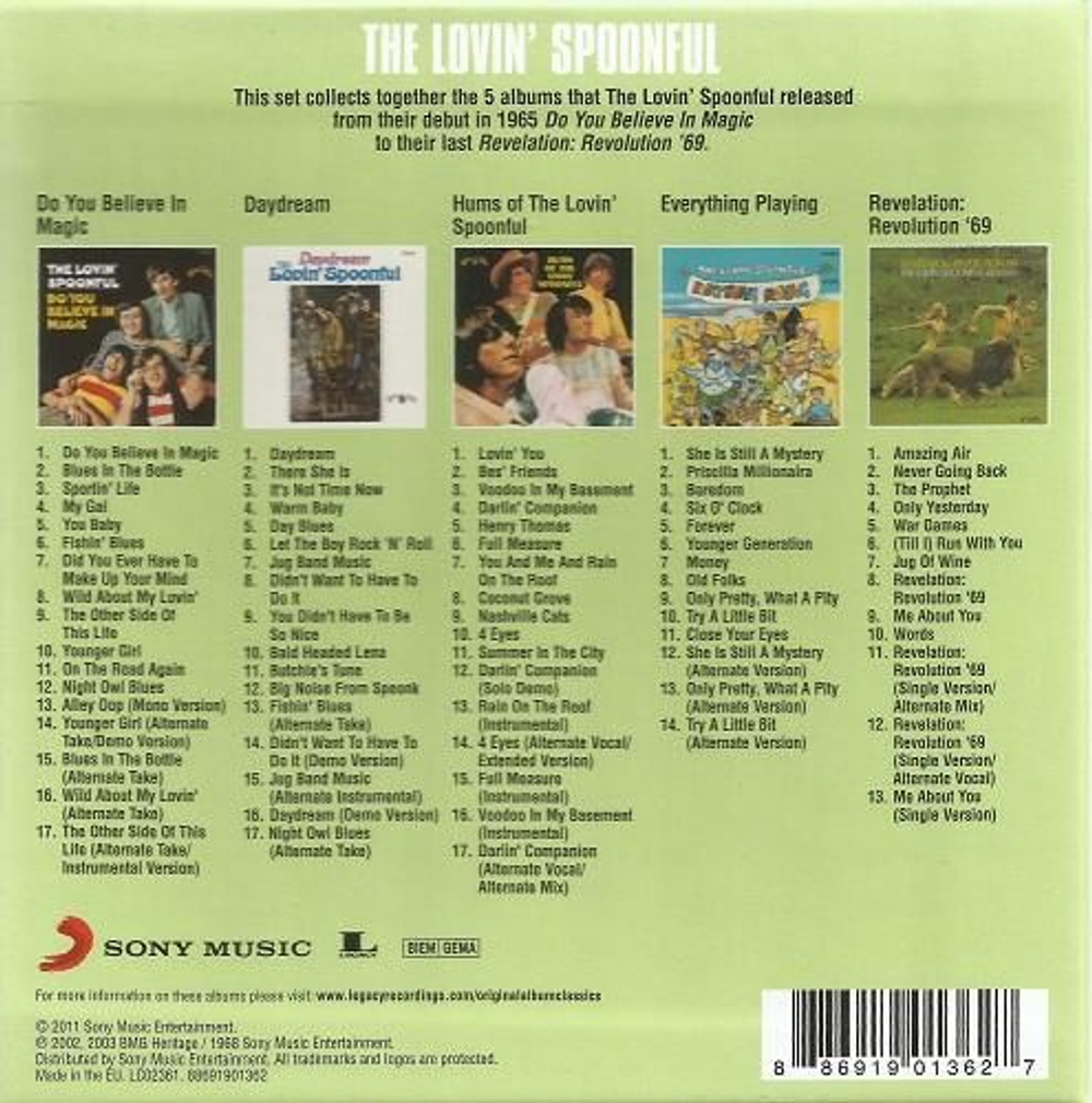 The Lovin' Spoonful / Original Album Classics (5CD)