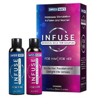 Возбуждающие лубриканты для пар Swiss navy Infuse Arousal Gels for Couples