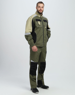 Костюм Вектрон-1 (тк.Смесовая МВО,240) брюки, хаки/черный/бежевый