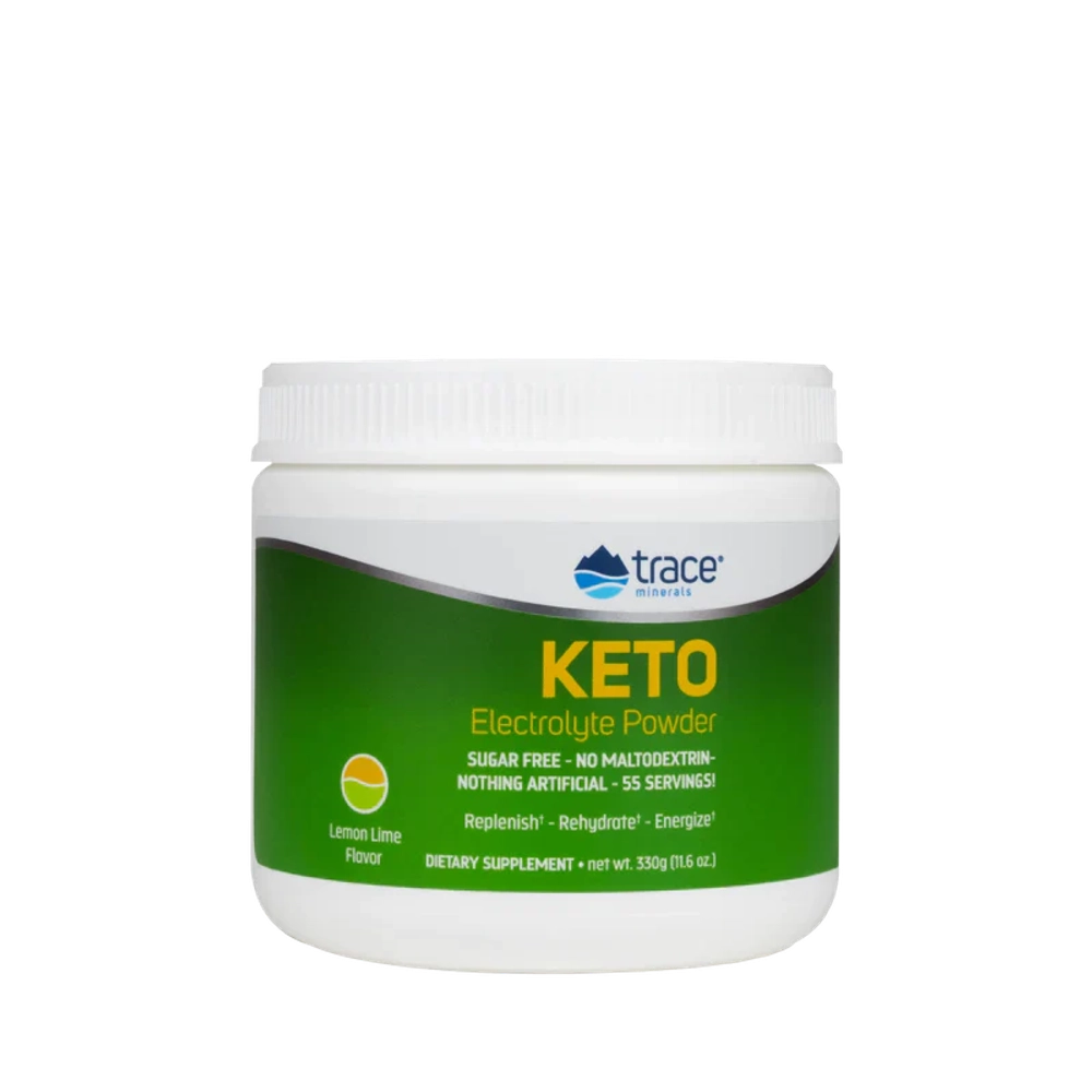 KETO Electrolyte Powder - Лимон Лайм 330 грамм Trace Minerals Research