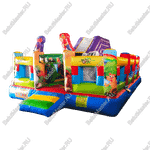 Надувной батут "Попугайчики"