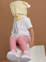 Капор вязаный утепленный ЭЛЬФ (Груша)