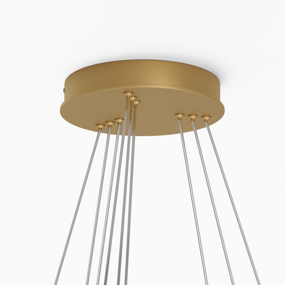 Люстра подвесная светодиодная Maytoni Rim MOD058PL-L100BSK