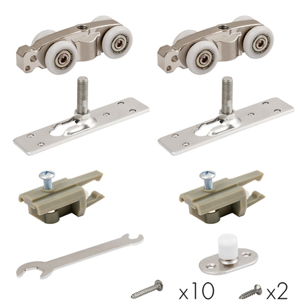 Комплект Armadillo (Армадилло) для раздвижных дверей Comfort - PRO SET 1 /rollers/ 80 (CFA170)