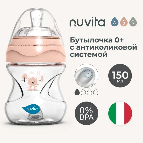 Бутылочка Nuvita Anti-Colic 150 мл
