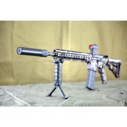 ДТКП закрытого типа RD Standart для карабина Сайга, (.223Rem, 5,45х39, М24х1,5 правая) Титан, Русский дракон
