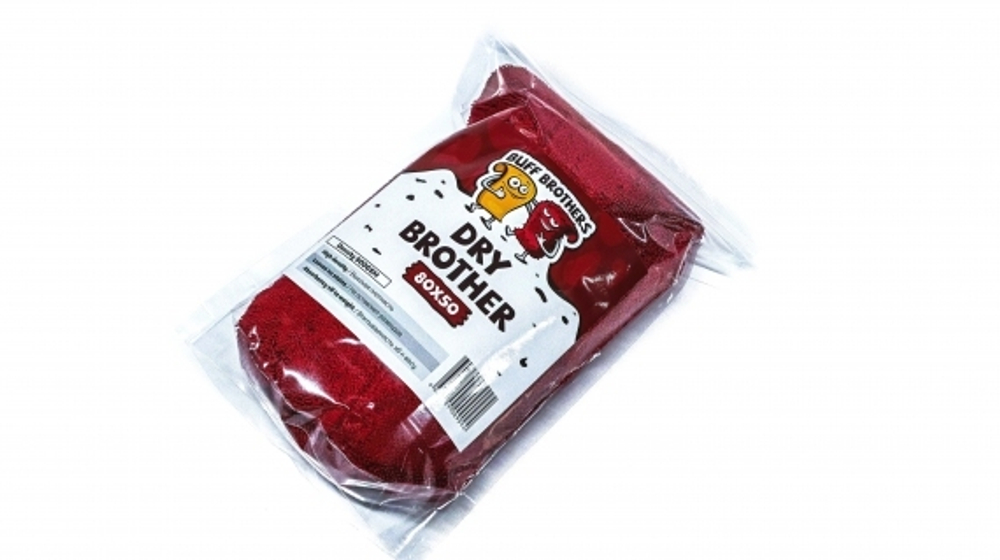 BUFF BROTHERS MEGA DRY BROTHER MAROON  Супер-впитывающая микрофибра для сушки  900 GSM 80x50