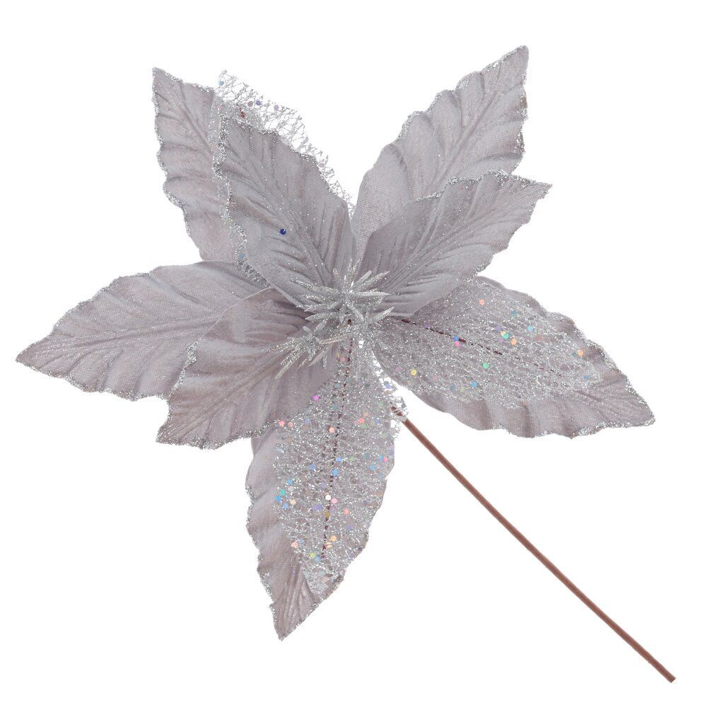 GAEM Цветок искусственный "Пуансеттия", L31 W31 H38 см, 2в.