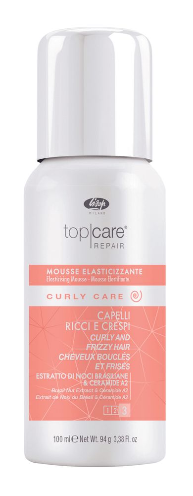 Разглаживающий мусс для вьющихся волос Lisap Curly Care