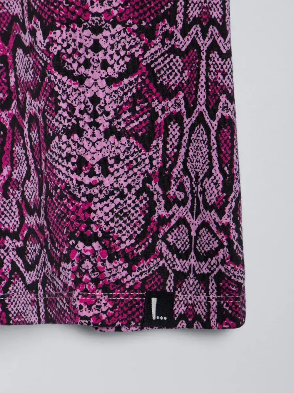 Футболка для девочки оверсайз, принт питон