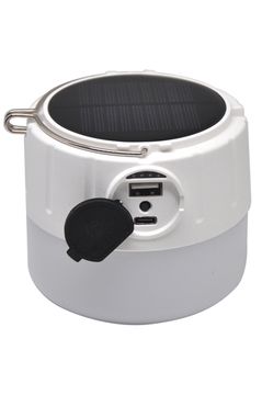 Фонарь кемпинговый LED 11W 410lm Li-ion 1200mAh GF005 белый Solar Gauss