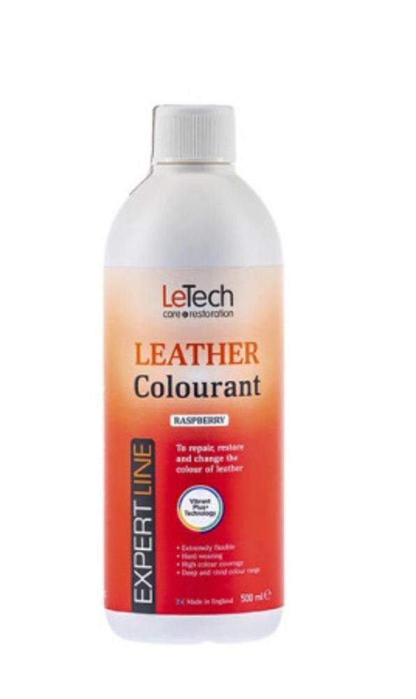 LeTech Expert Line Краска для кожи (Leather Colourant) Raspberry, 500мл