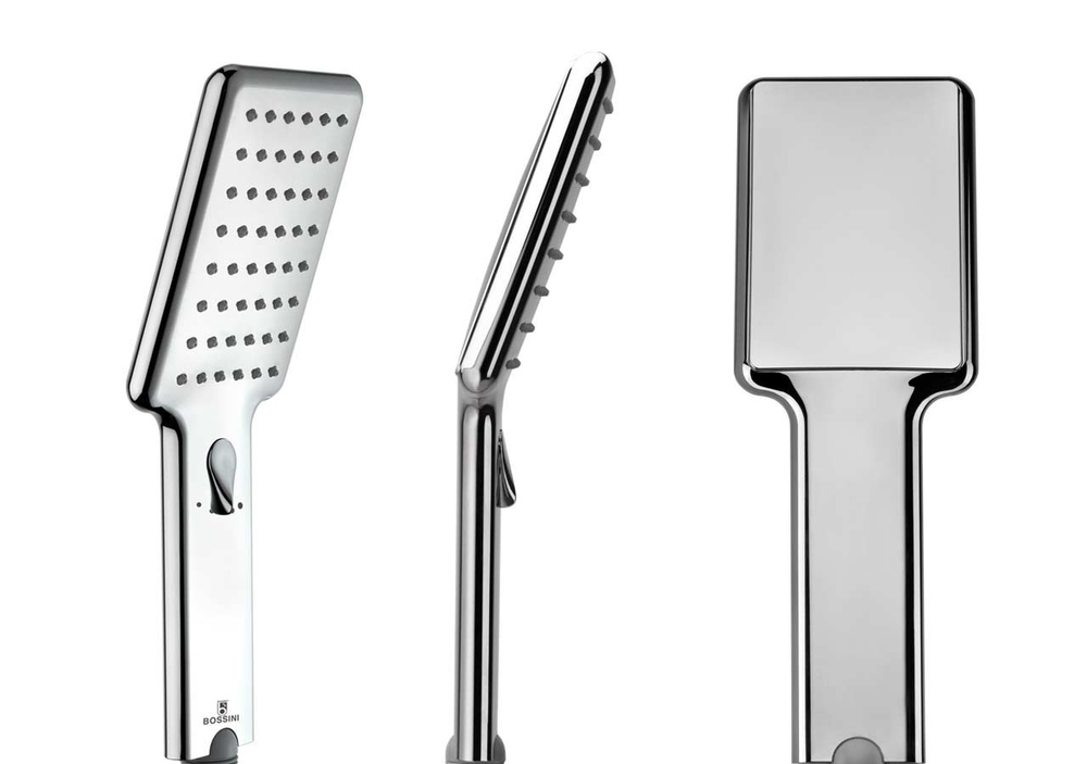 Bossini Agua Life душевая лейка, 120х80, кнопка напора воды, цвет хром