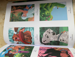 Раскраска по номерам Coloriages mystres Disney - официальное польское издание. Мир природы.