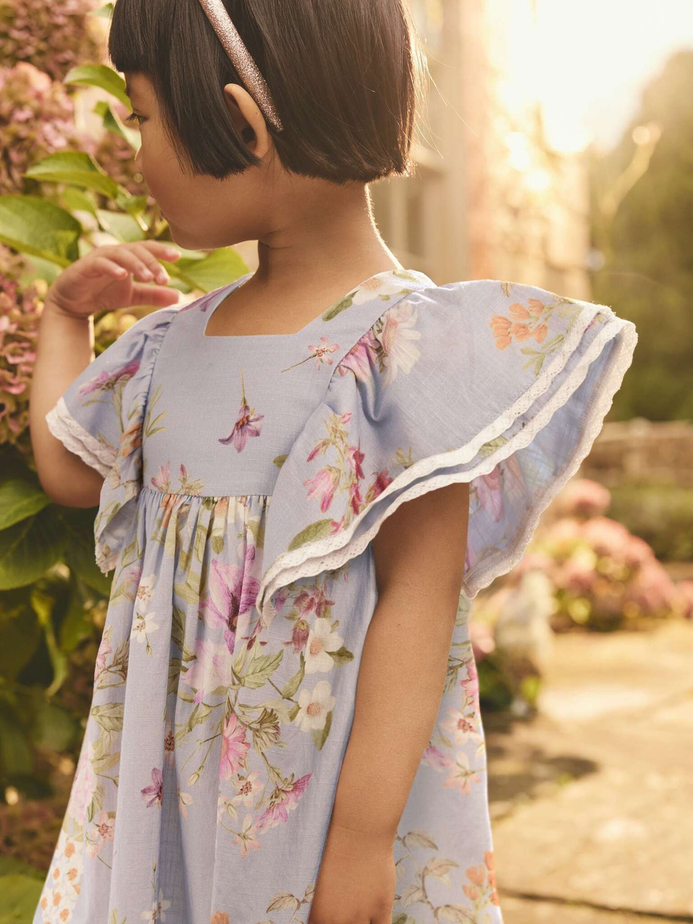 Платье для девочки Next AK2-475, Голубой