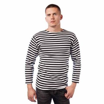 Тельняшка с начёсом (синий)