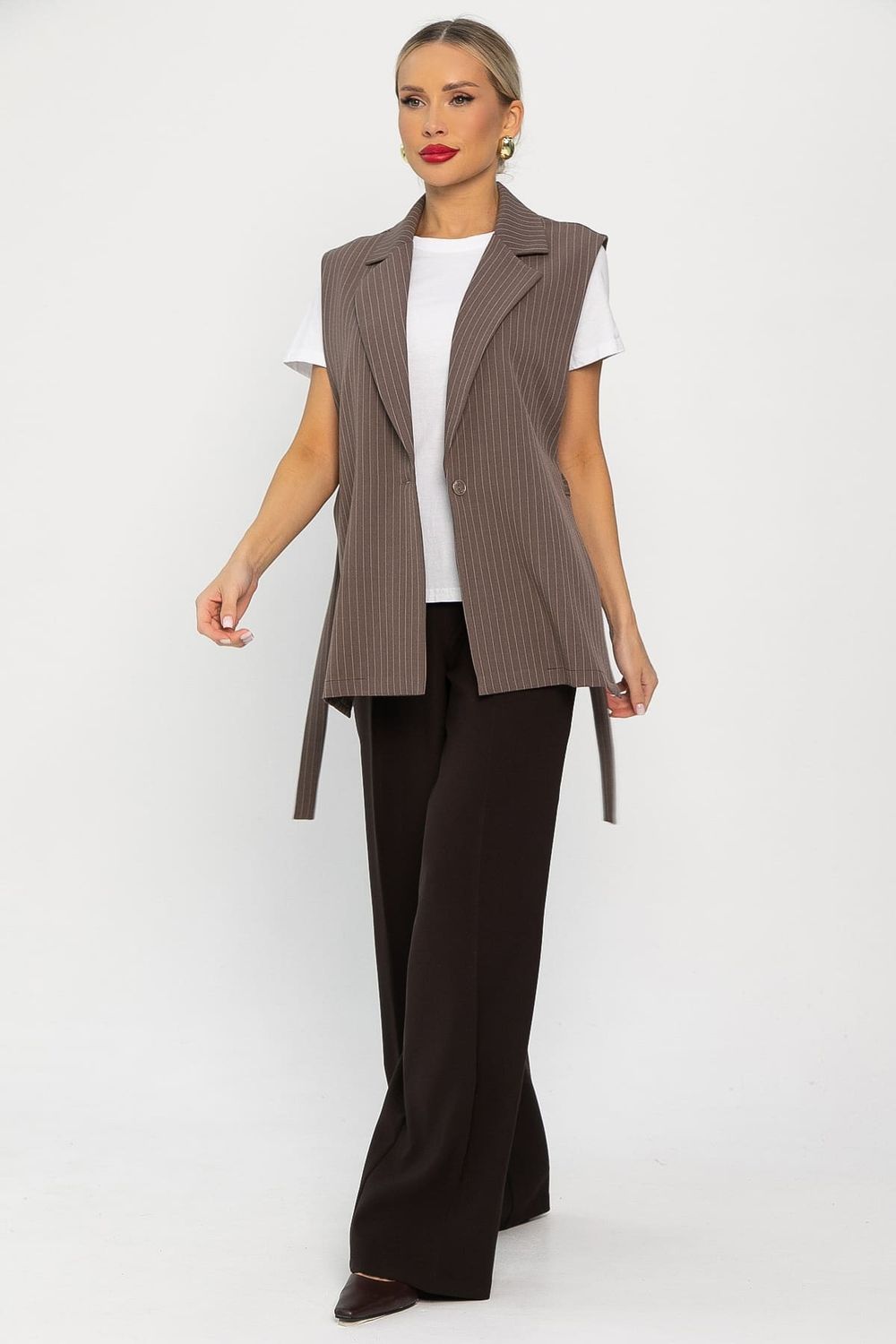 Жилет Рабочий день (кофе) Б14214-4М LT Collection