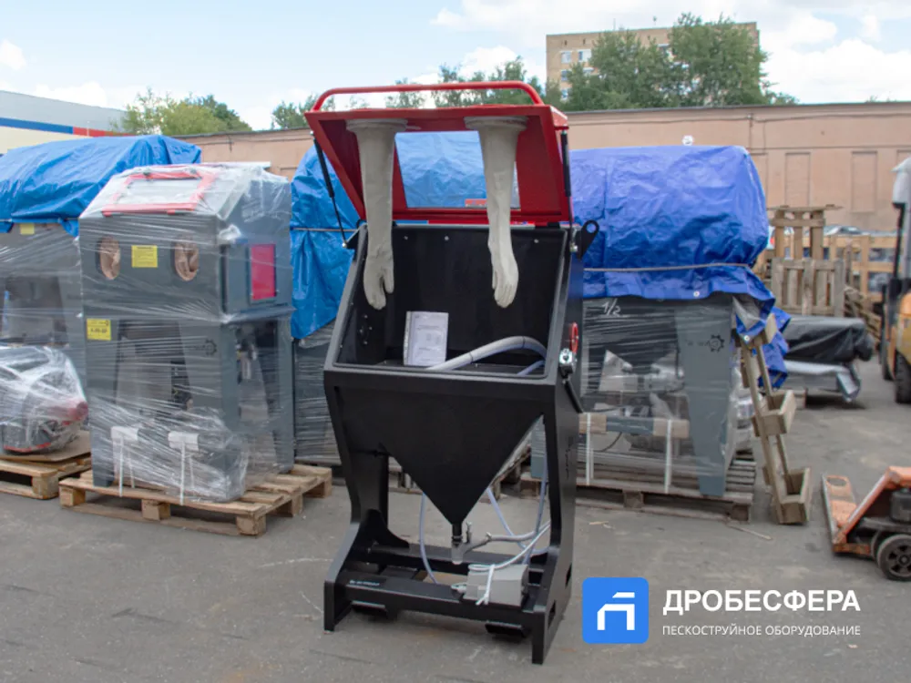 Пескоструйная камера PST КСО-80-И-М инжекторная с фронтальной загрузкой