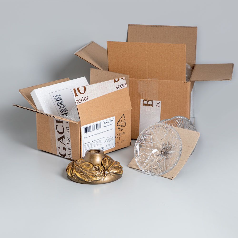 Сахарница стеклянная с крышкой Боа Белый