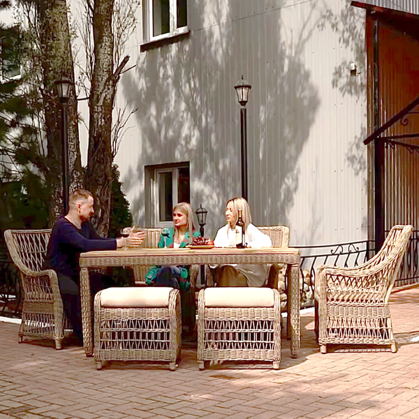 Комплект обеденный Айвазовский 4К+2П бамбук