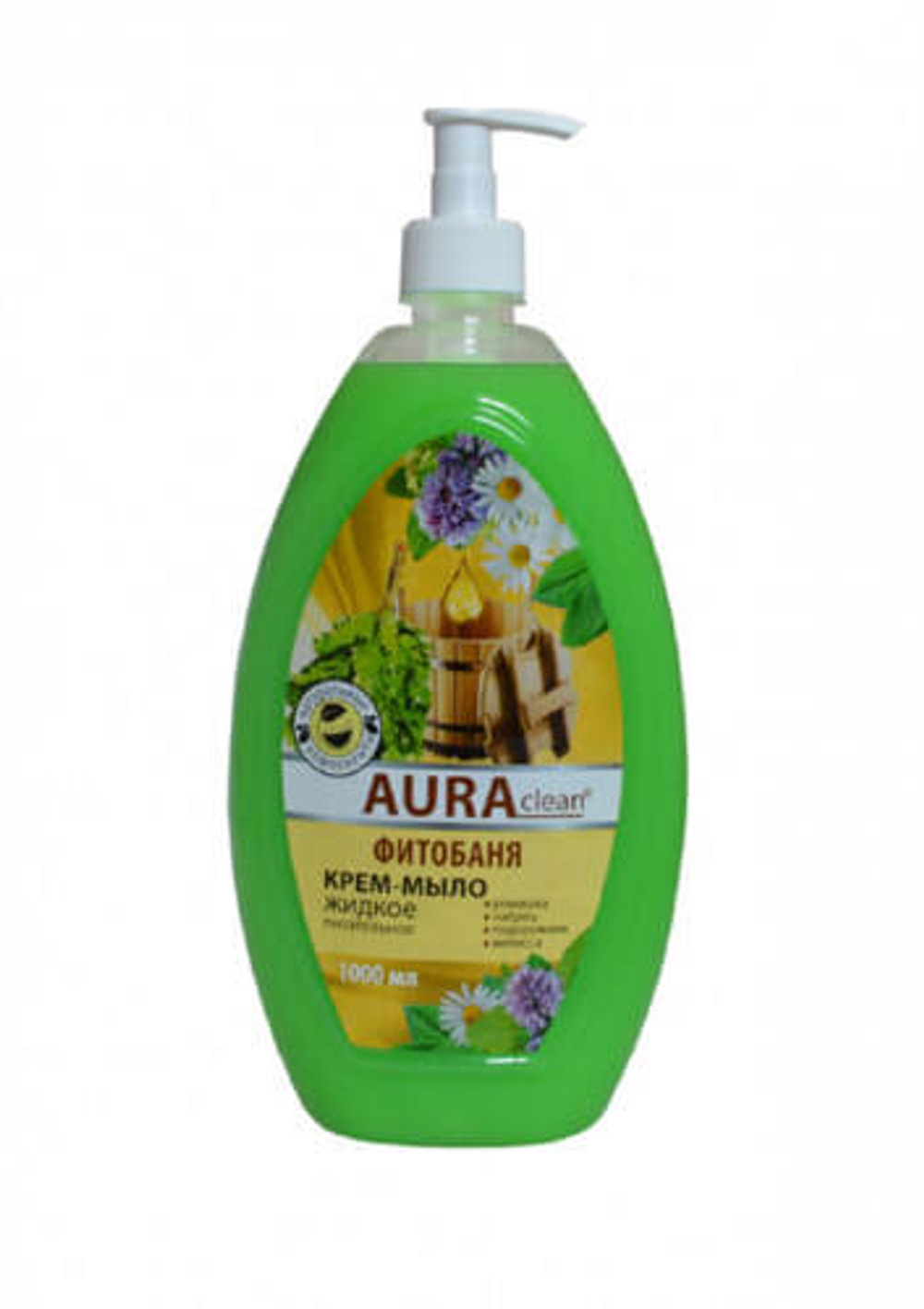 Мыло - крем жидкое Аура Фитобаня 1,0 л.