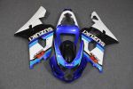 Комплект пластика для мотоцикла Suzuki GSX-R600/750 04-05 Сине-Бело-Черный