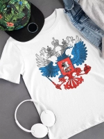Футболка с гербом России