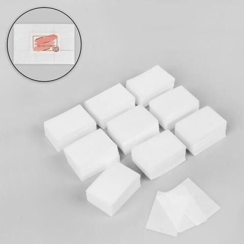 Салфетки для маникюра, безворсовые, плотные, 560 шт, 6 × 4 см