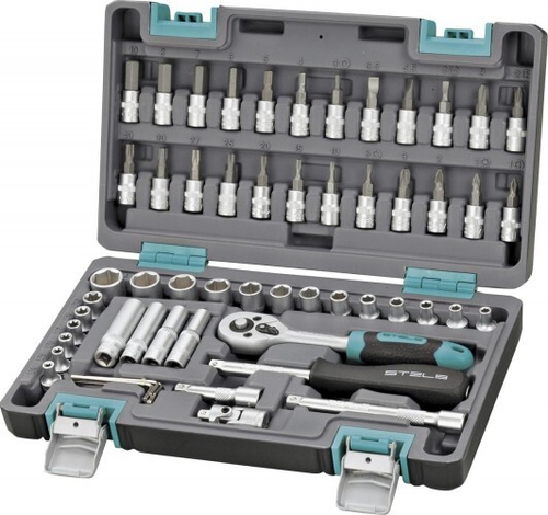 Набор инструментов 57 предметов 1/4 STELS