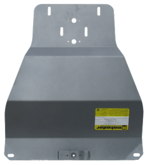 Защита КПП. 5 мм, Алюминий. для Mitsubishi L 200 2006-2014, Mitsubishi L 200 2014-2015 MOTODOR.31310