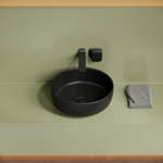 Раковина Ceramica Nova Taycan 38 см CN12003MB матовый черный