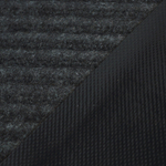 Коврик 120*180см влаговпитывающий ребристый, темно-серый