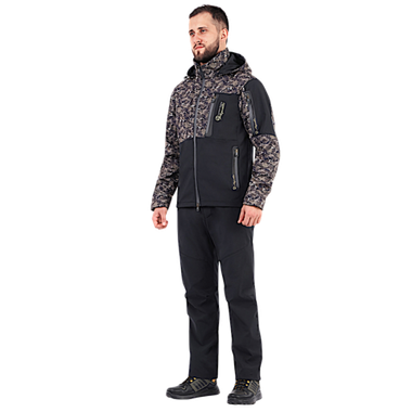 Костюм Aquatic К-25ТС цвет Тёмно-Синий/Камуфляж Soft-Shell 10/10 -