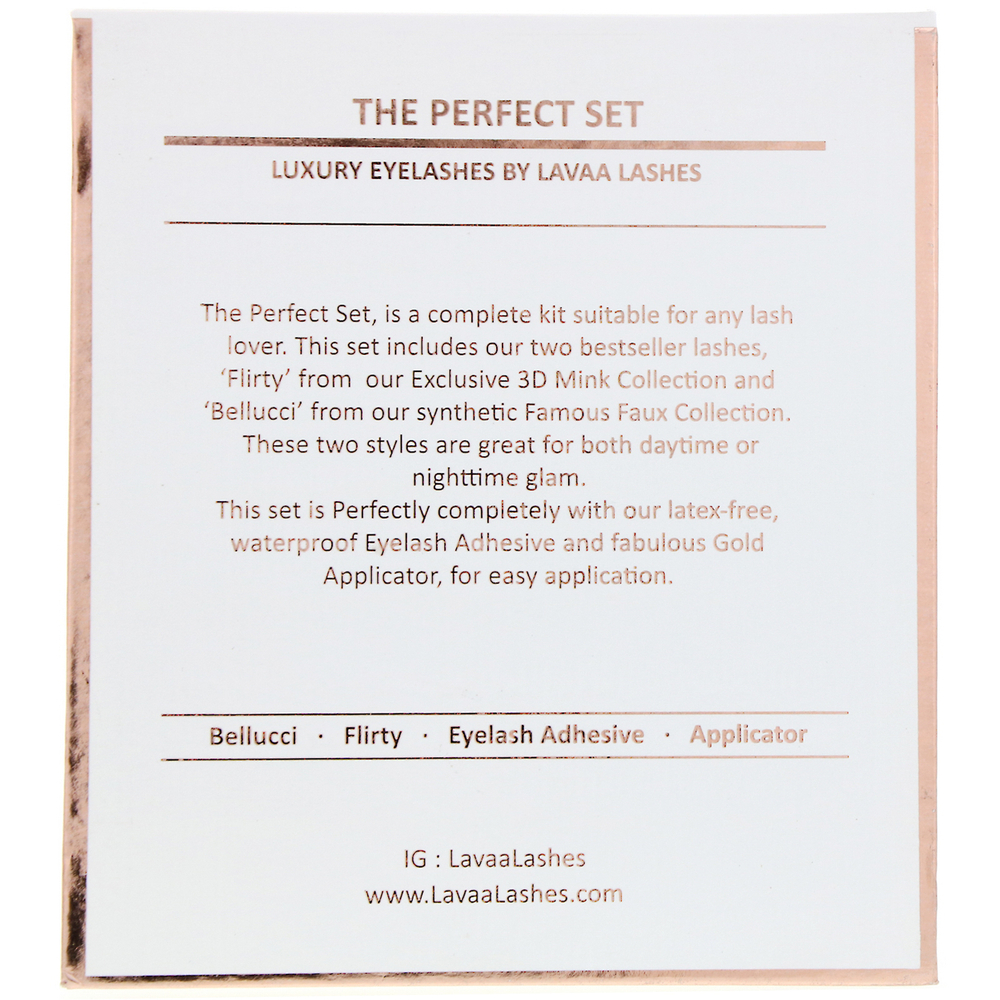 Lavaa Lashes, The Perfect Set, комплект, 1 шт.