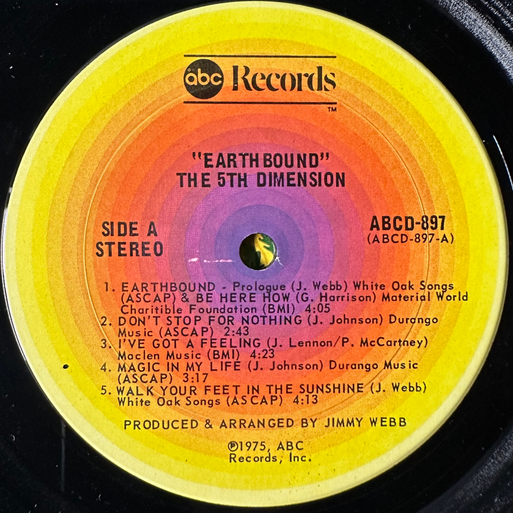 The 5th Dimension ‎– Earthbound (США 1975г.)