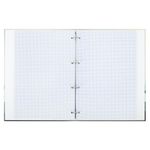 Тетрадь на кольцах БОЛЬШАЯ А4, 215х305 мм, 100 л., твердый картон, клетка, BRAUBERG, "Nature", 405411