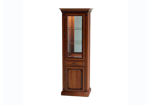 FLORENCE Витрина 1ств. с зеркалом и подсветкой (левая) Арт. 510
