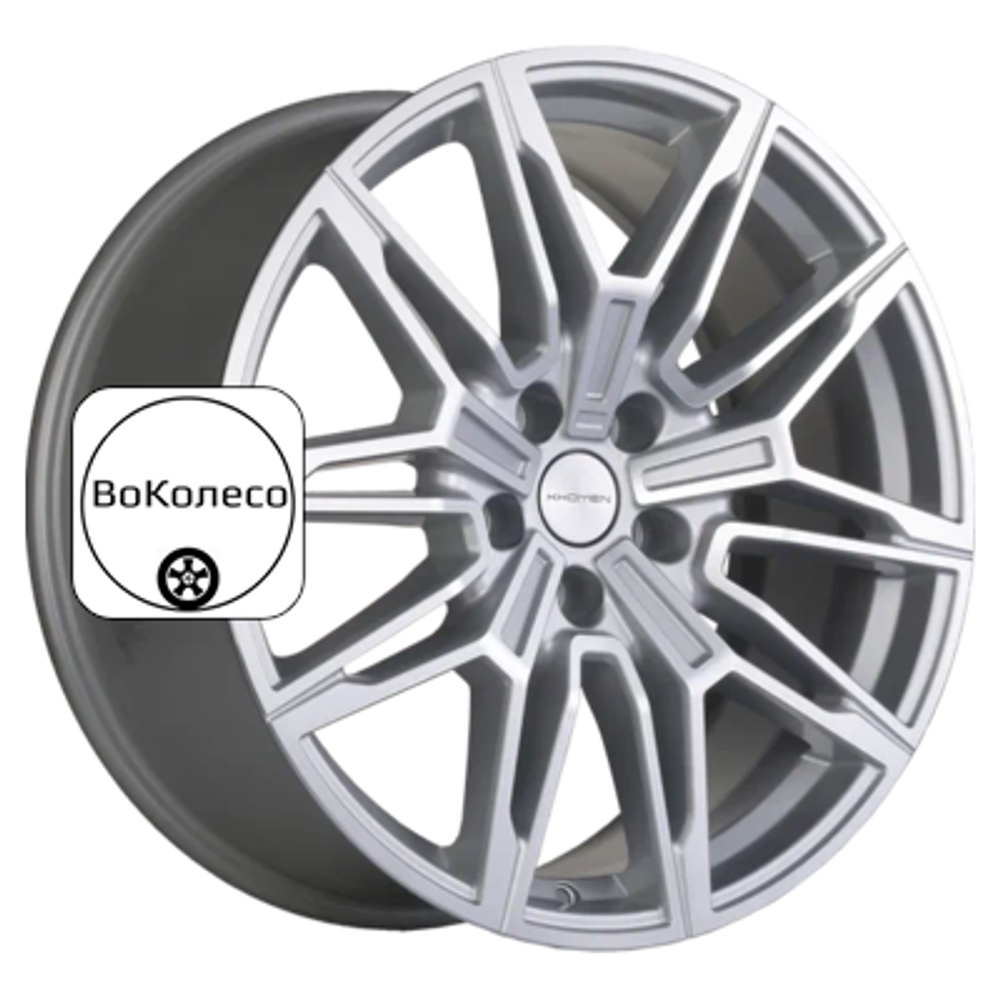 9,5x19/5x112 ET40 D66,6 KHW1904 (BMW Rear) Brilliant Silver-FP Khomen Wheels