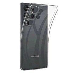 Силиконовый чехол TPU Clear case для Samsung Galaxy S23 Ultra (Прозрачный)