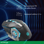 Мышь Oklick 770GW черный (1903004)