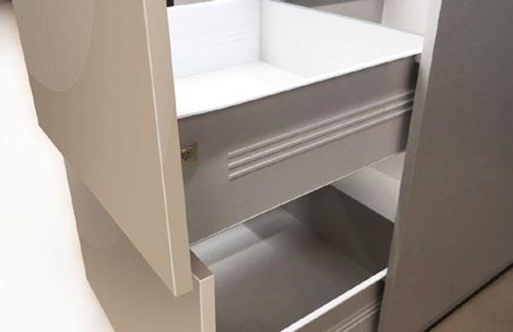 Модульный кухонный гарнитур «Капля» 3100 (шоколад), ЛДСП, ДСВ Мебель