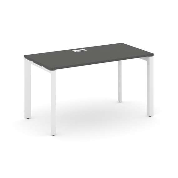 Style Project Стол письменный SN-59P.SP-023 Антрацит/Металл Белый/Белый Заглушка 1380*800*750