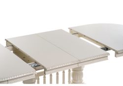 Деревянный стол Кантри 160(200-240)х107х78 слоновая кость