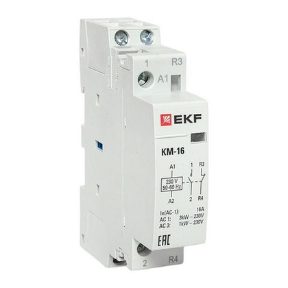 Контактор модульный КМ 16А NО+NC (1 мод,) EKF PROxima